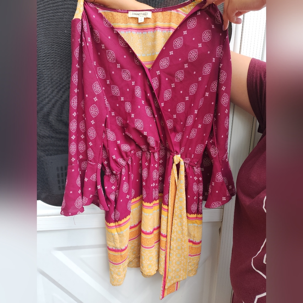 NWOT Living Doll Cute Summer Romper